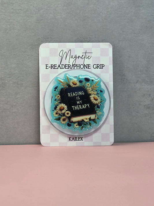 Reading is my Therapy Magnetic Grip