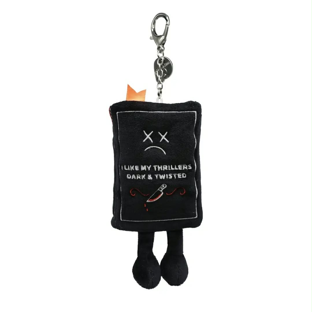 "I Like My Thrillers Dark & Twisted" Charm