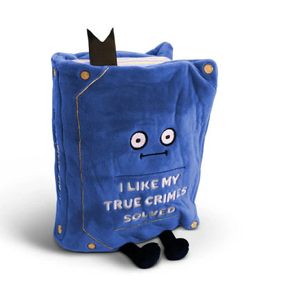 I Like My True Crime Solved Book Plush